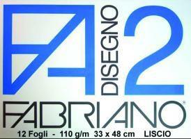 BLOCCO DISEGNO FABRIANO 33x48cm - F2 LISCIO