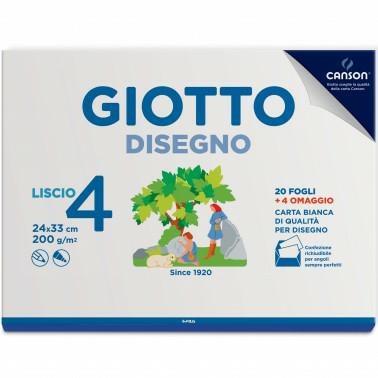 BLOCCO LISCIO 4 GIOTTO GR.200 - 24X33