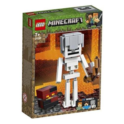 MAXI-FIGURE MINECRAFT DELLO SCHELETRO CON CUBO DI MAGMA