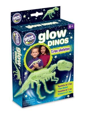 GLOW DINOS T REX SKELETON