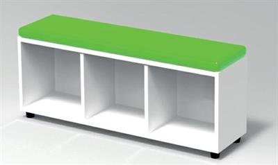 MODULO ORIZZONTALE 3VANI CON MORBIDO 120x30x48h