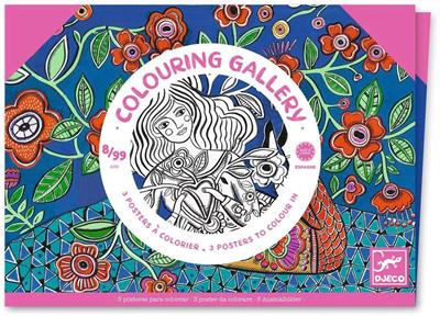 COLOURING GALLERY - BLOOMS  (DJECO)