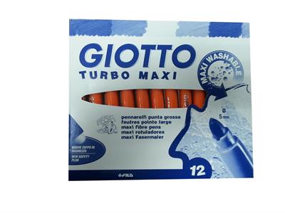 PENNARELLI GIOTTO TURBO MAXI-12 PZ.ARANCIO