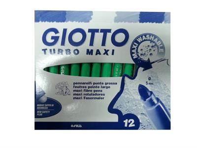 PENNARELLI GIOTTO TURBO MAXI-12 PZ.VERDE CHIARO