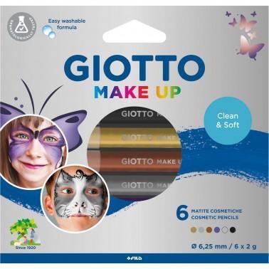 MATITE GIOTTO MAKE UP METALLIZZATE - 6 COLORI