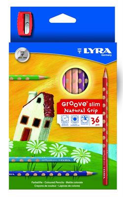 MATITE COLORATE LYRA GROOVE SLIM - 36 COLORI