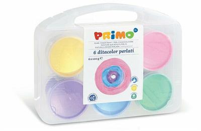 VALIGETTA PRIMO DITACOLOR PERLATI - 6 COLORI DA 100g