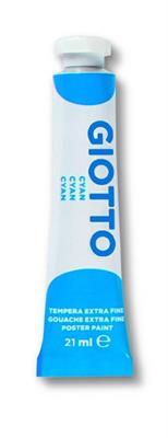 TEMPERA GIOTTO IN TUBO 21ml - CYAN