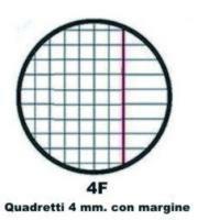 QUADERNO MAXI GR.80 QUADRETTI 4MM C/MARGINE - 4F