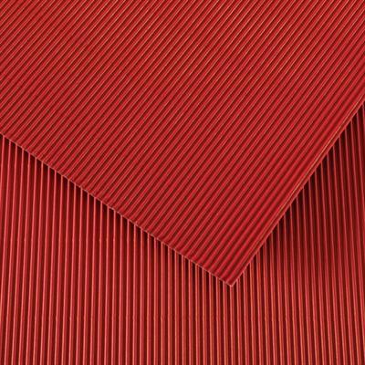 CARTONCINO ONDULATO 50X70 ROSSO