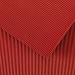 CARTONCINO ONDULATO 50X70 ROSSO