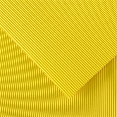 CARTONCINO ONDULATO 50X70 GIALLO