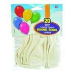 PALLONCINI MONOCOLORE 30cm - BIANCO