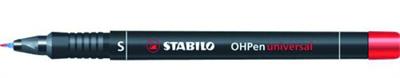 STABILO OHP PEN FINE - ROSSO