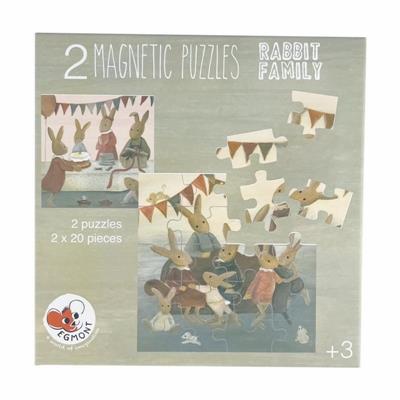 PUZZLE MAGNETICO - FAMIGLIA DEI CONIGLI